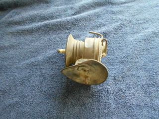 Vintage Antique N.  S.  Dropper Universal Lamp Brass Carbide Coal Miner Light Top