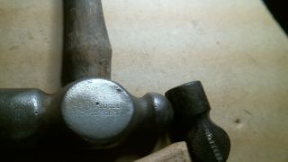 2 Ball Pein Machinist Hammer Maydole antique vintage old small medium 3
