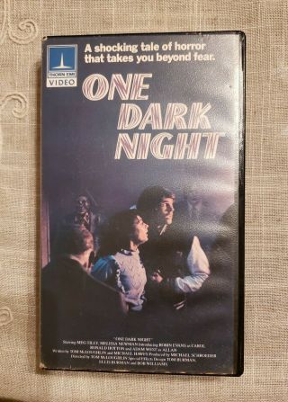 One Dark Night - Vhs Pre - Owned 1982 Rare Htf Meg Tilly Horror Suspense
