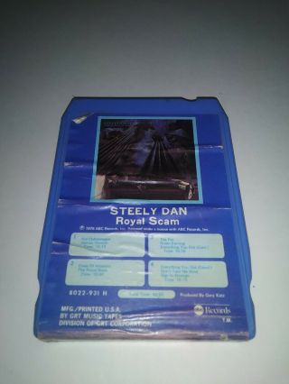 Rare Steely Dan Royal Scam Vintage 8 Track Tape