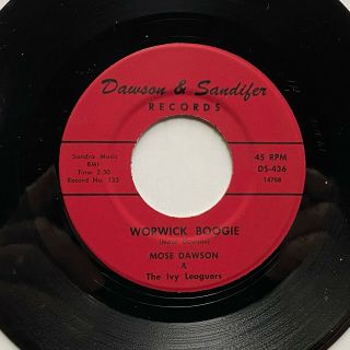 Worwick Boogie - Mose Dawson - Ultra Rare Blues Boogie - Great Old School Blues M -