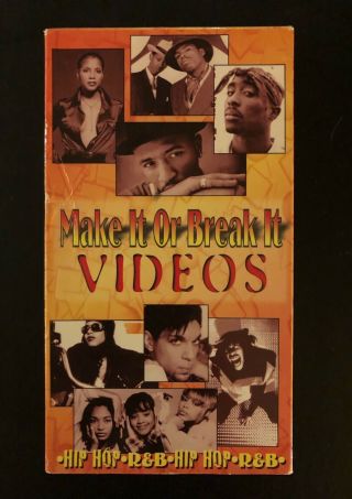 Make It Or Break It Videos Rare 2pac Vhs Promo Music Tv Show Tupac Shakur