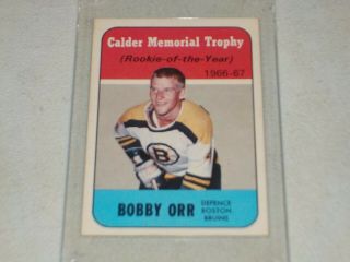 1967 - 68 Topps Bobby Orr Card 118 Rare Hof D78