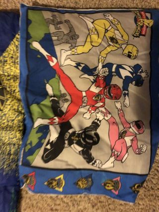 Power Rangers Bedding Rare Vintage 90 