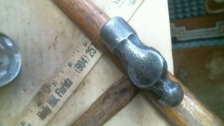2 Small Ball Pein Machinist Hammer Stanley Jobmaster Antique Vintage Old