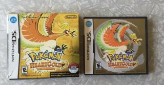 Rare Pokemon Heartgold Version Nintendo Ds Video Game Empty Case
