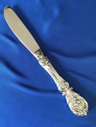 1 Reed & Barton Francis I Sterling Silver 6 - 1/4” Hh Butter Knife Spreader Nomono