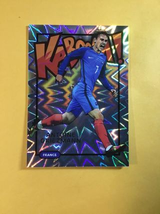 Antoine Griezmann 2017 - 18 Panini Select Soccer Kaboom Insert Lmtd.  France Rare