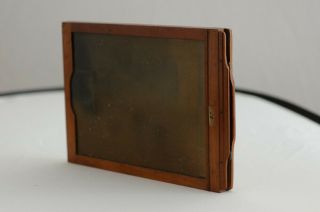 Antique Photography Wooden Glass Plate Camera Film Holder Wet Plate 5x7