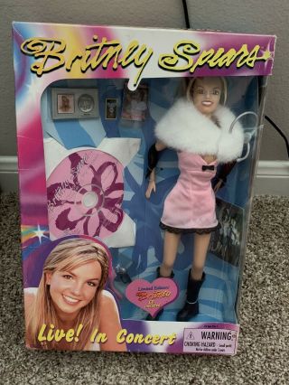 Britney Spears Rare Baby One More Time Doll With Cd 1999 Britney Brands