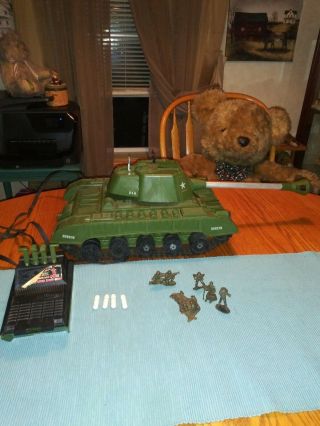 Vintage 1966 Topper Toys Remote Control Tiger Tank,  Rare