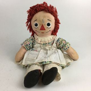 Vintage Raggedy Ann Doll 1970 