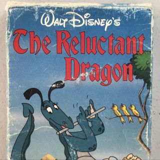 Walt Disney’s The Reluctant Dragon VHS Video Tape 533 w Bonus Cartoon VTG Rare 3
