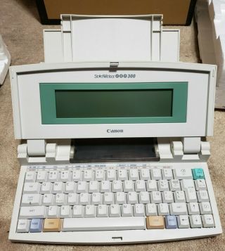 Rare Vintage Canon Starwriter Jet 300 Word Processor - As - Is