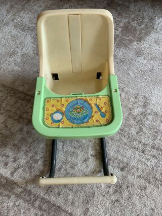 Vintage Cabbage Patch Kids Table Mate High Chair Latch For Doll Coleco 1983