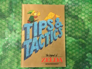 The Legend Of Zelda: Tips & Tactics Instruction Booklet/strategy Guide - Rare Htf