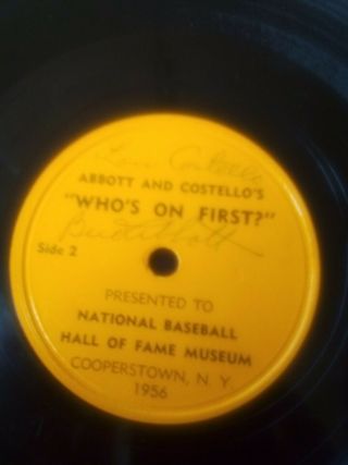Rare 1956 78 Rpm Abbott And Costello 