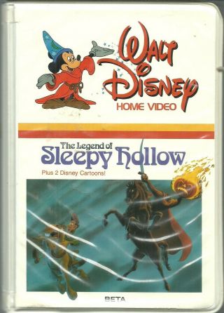 Walt Disney The Legend Of Sleepy Hollow Beta Rare