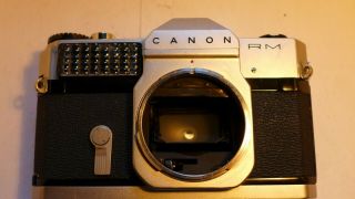 Canon Canonflex Rm 35mm Film Camera Body Vintage Collectible Rare