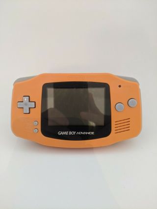 Nintendo Game Boy Advance Spice Orange System Rare Japanese Import