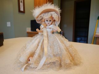 Vintage Nancy Ann Story Book Composition 6 1/2 " Jointed Doll