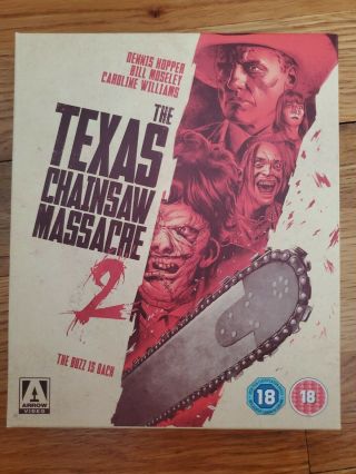Texas Chainsaw Massacre 2 Arrow Limited Edition Oop Rare Hooper Leatherface