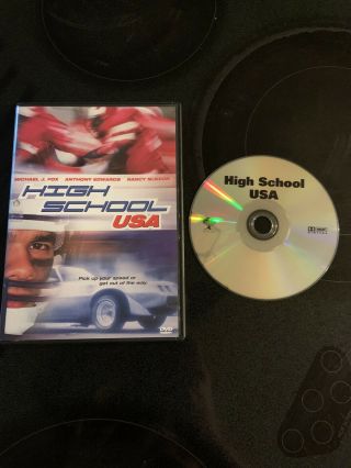 High School Usa (dvd,  2002) Oop Rare Michael J.  Fox Beware Of Imports