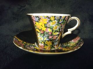 Royal Standard 1254 P Bone China Cup And Saucer Made In England