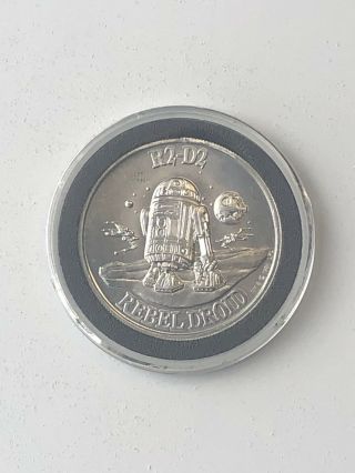 Vintage Star Wars Kenner Potf Power Of The Force R2 - D2 Coin Last 17 Loose Rare