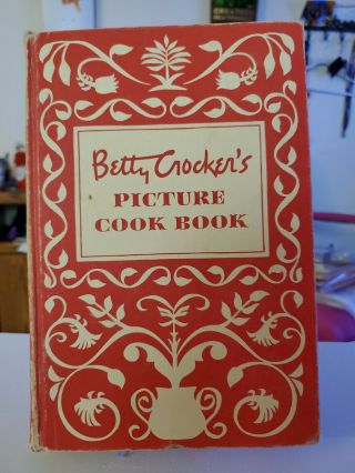 Vintage Betty Crocker Picture Cook Book First Edition First Edition 1950 Nm - Mnt