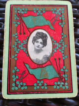Antique Congress 606 Playing Cards Erin Back Partial Deck 35/52 Russell Morgan
