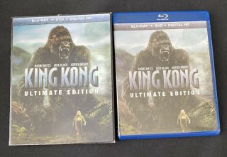 King Kong Ultimate Edition Blu Ray Rare Lenticular Slipcover