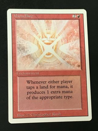 Mana Flare Near Nm / Very Vlp Revised 3rd Edition Magic The Gathering Mtg