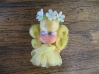 Vintage Mattel Liddle Little Kiddle Lolli - Lemon Sweet Treats Lollipop Doll