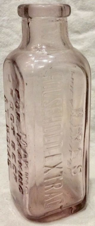 Antique Aqua Hires Household Extract Bottle From Great Made Philadelphia Pa