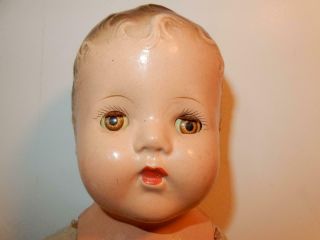 Vintage Antique Composition Baby Doll 18 " Compo
