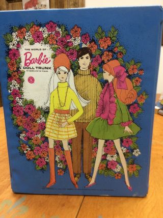 Vintage The World Of Barbie Doll Trunk For Barbie And Her Friends By Mattel