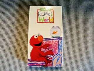 Rare Vhs Sesame Street Elmo 