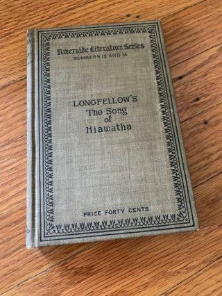 Antique Book Longfellow 