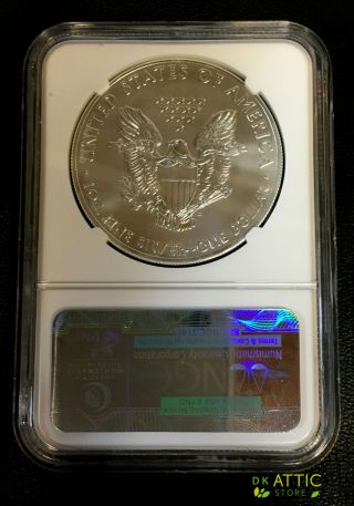 2014 $1 American Silver Eagle NGC MS70 First Releases Rare Blue Label 2