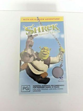 Shrek Special Edition Vhs (rare)