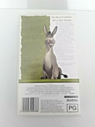SHREK SPECIAL EDITION VHS (Rare) 2