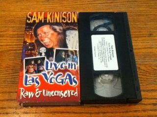 Sam Kinison Live In Las Vegas Raw & Uncensored Vhs Video Tape Concert Rare