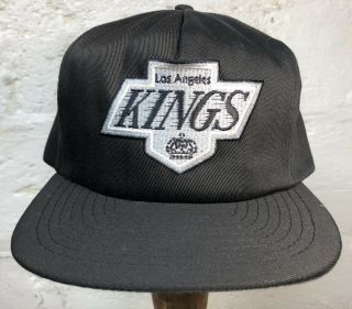 Nos Vintage 1990s Los Angeles Kings American Needle Snapback Hockey Hat Rare