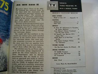 Kansas City Oct3 1959 TV Guide JUNE ALLYSON Dick Clark Michener Lee Marvin REBEL 2