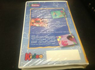 MY PARTY WITH BARNEY Rare OOP Custom VHS Video Kideo Staring Caleb 3