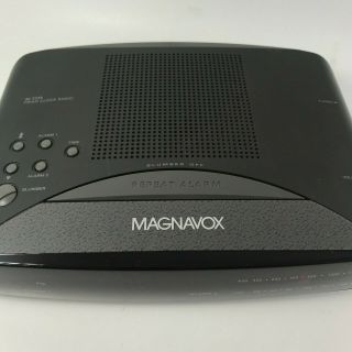 Vintage Magnavox Aj 3240/17 - Am/fm Dual Alarm Clock Radio Everything