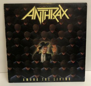 Anthrax - Among The Living 1987 Vinyl Lp Rare Island 90584 - 1