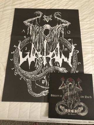Watain Sworn To The Dark ORG DLP vinyl Poster,  insert Rare Black Metal Dissection 2