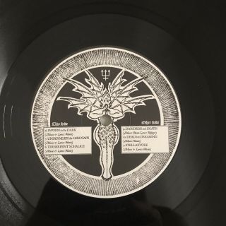 Watain Sworn To The Dark ORG DLP vinyl Poster,  insert Rare Black Metal Dissection 3